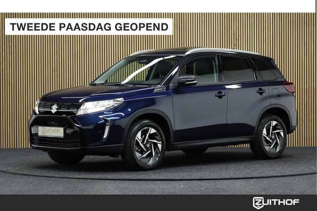 Suzuki VITARA 1.5 Hybrid Automaat Style AllGrip | Panoramadak | ¤ 3.100,- Demo voordeel! | Leder-Alcantara | Camera | Navigatie | Parkeerhulp | Adaptive-cruise | Two-Tone Lak | Dodehoekdetectie