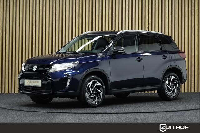 Suzuki VITARA 1.5 Hybrid Automaat Style | ¤ 3.600,- Demo voordeel! | Leder-Alcantara | Camera | Navigatie | Parkeerhulp | Adaptive-cruise | Two-Tone Lak | Dodehoekdetectie