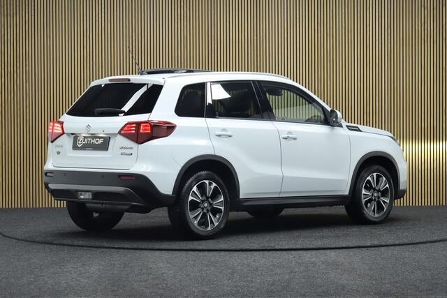 Suzuki VITARA 1.4 Boosterjet Style Smart Hybrid | Elek. Glazen Panoramadak | Leder-Alcantara | Adaptive-cruise | Camera | Clima | Parkeerhulp | Apple Carplay & Android Auto | Navigatie | Keyless | Stoelverwarming | Dodehoekdetectie
