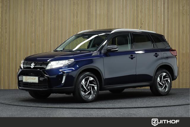 Suzuki VITARA 1.5 Hybrid Style AllGrip 4X4 | Trekhaak | Panoramadak | Leder-Alcantara | Camera | Navigatie | Parkeerhulp | Adaptive-cruise | Two-Tone Lak | Dodehoekdetectie