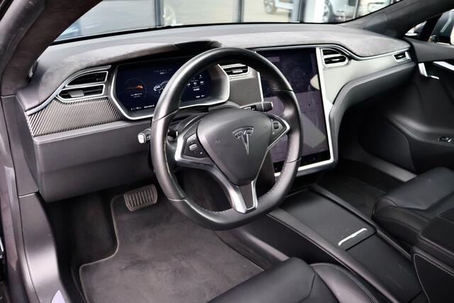 Tesla MODEL S 90D ¤26.300 ex btw Autopilot Pano Luchtvering Alcantara Sportstoelen Keyless