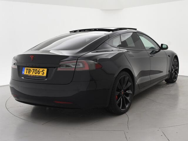 Tesla MODEL S 100D PERFORMANCE P100D 612 PK + 21 INCH | AUTOPILOT | CARBON | SCHUIFDAK| LUCHTVERING