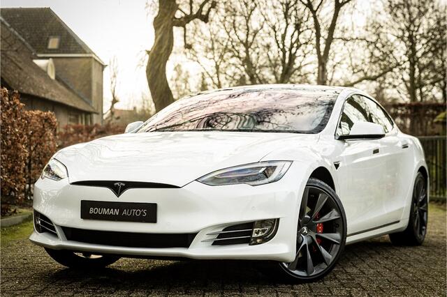 Tesla MODEL S P100D Performance Ludicrous Stoelventilatie Carbon 21"