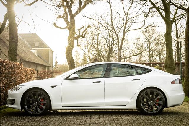 Tesla MODEL S P100D Performance Ludicrous Stoelventilatie Carbon 21"