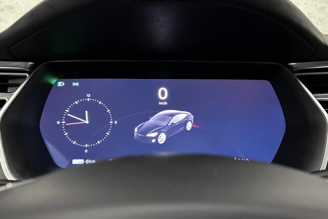 Tesla MODEL S P100D Performance 612 PK | Black optiek | BTW | Lederen bekleding | Panoramadak | Rondomzicht camera | Stoelverwarming