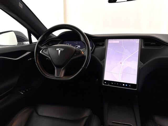 Tesla MODEL S 75D Base [ 3-Fase-17kW ] {SOH-85%} (INCL.BTW) Aut. *PANO-WINDOW | AUTO-PILOT | LEATHER | CCS-FASTLOADER | FULL-LED | NAVI-FULLMAP | KEYLESS | MEMORY-PACK | HEATED-COMFORTSEATS | DIGI-COCKPIT | 19"ALU*