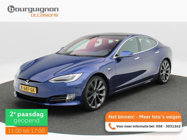Tesla MODEL S Long Range 422 Pk | Panorama dak | Adaptive Cruise | Stoel Verwarming | Achterbank Verwarmd | Climatronic | Navigatie | Luchtvering | 19 Inch