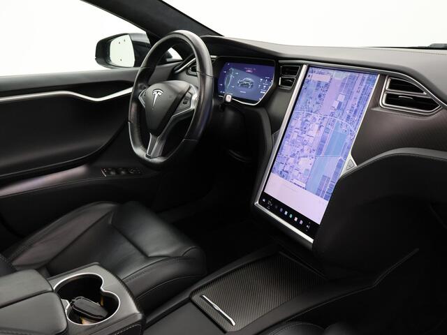 Tesla MODEL S 100D PERFORMANCE P100D 612 PK + 21 INCH | AUTOPILOT | CARBON | SCHUIFDAK| LUCHTVERING
