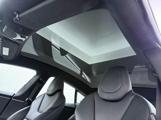 Tesla MODEL S 75D 476pk 4x4 Leer Pano-Dak AutoPilot Exhanced Intelligente Luchtvering Carbon-afw. El.Stoelen/Geheugen Navi Pdc-A+Voor pakket El.Achterklep Adaptive-Led 19" Keyless Next-Gen-Stoelen Apple Carplay Android Auto ESP Bord-Herkenning Camera El.Stuurwiel Dodeh