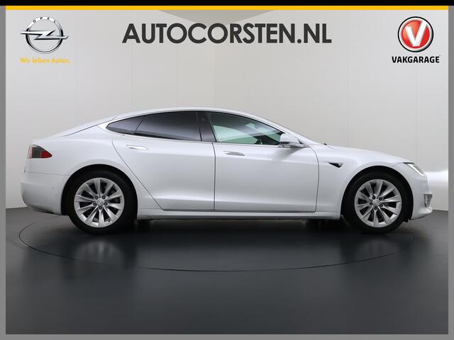 Tesla MODEL S 75D 476pk 4x4 1/2 Leer Panodak AutoPilot Enhanced Intelligente Luchtvering El.Stoelen/Geheugen Navi Pdc-A+Voor pakket El.Achterklep Adaptive-Led 19" Keyless Next-Gen-Stoelen Apple Carplay Android Auto ESP Bord-Herkenning Camera El.Stuurwiel Do 19" 1e eige