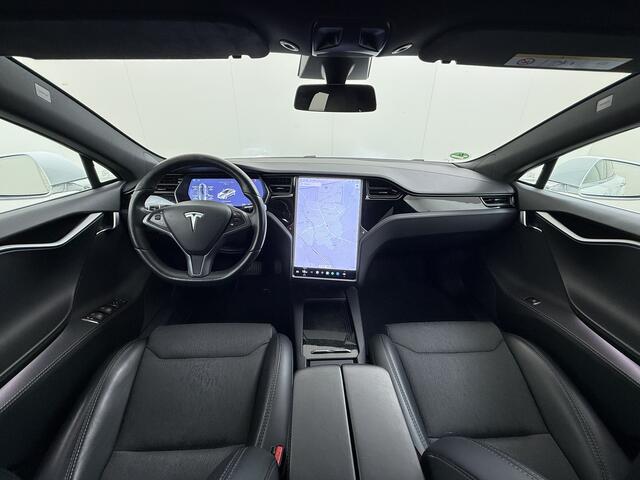 Tesla MODEL S 75D 476pk 4x4 1/2 Leer Panodak AutoPilot Enhanced Intelligente Luchtvering El.Stoelen/Geheugen Navi Pdc-A+Voor pakket El.Achterklep Adaptive-Led 19" Keyless Next-Gen-Stoelen Apple Carplay Android Auto ESP Bord-Herkenning Camera El.Stuurwiel Do 19" 1e eige