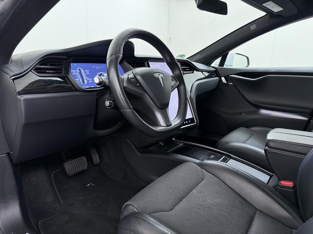 Tesla MODEL S 75D 476pk 4x4 1/2 Leer Panodak AutoPilot Enhanced Intelligente Luchtvering El.Stoelen/Geheugen Navi Pdc-A+Voor pakket El.Achterklep Adaptive-Led 19" Keyless Next-Gen-Stoelen Apple Carplay Android Auto ESP Bord-Herkenning Camera El.Stuurwiel Do 19" 1e eige