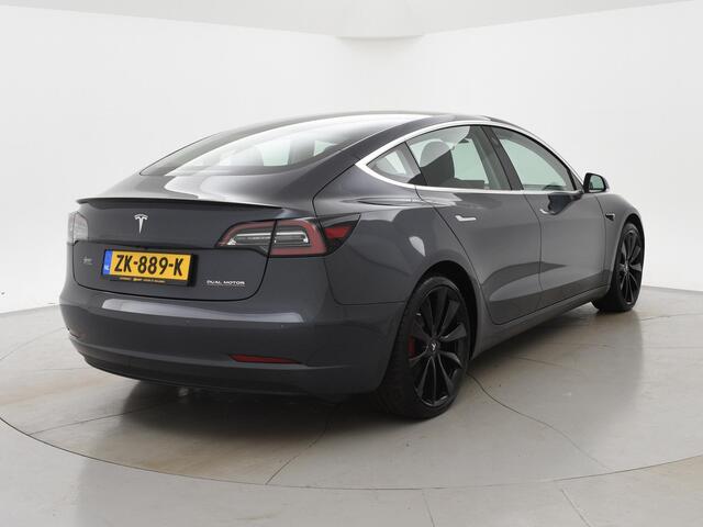 Tesla Model 3 PERFORMANCE 463 PK AWD *BTW* + AFN. TREKHAAK / 20 INCH / PANORAMA / LEDER