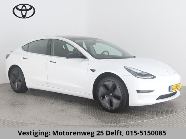 Tesla Model 3 BLACKSTYLE PANODAK STD RANGE RWD PLUS 60 kWH LEDER.NAVI.CAMERA.AUTOPILOT, STOELVERWARMING EN NOG VEEL MEER!