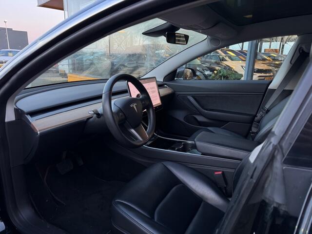Tesla Model 3 Long Range AWD 75kWh - Pan dak - camera - autopilot - leer