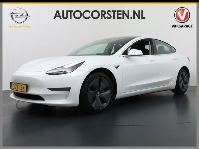 Tesla Model 3 Long Range 75kWh 463PK FSD-Full Self Driving Computer-3 Premium Audio 4wd 18" Lmv AutoPilot Panoramadak Camera's Leder Adaptive-CruiseControl-Stop&Go Pdc Ecc Dual Motor Stoel en achterbank verwarming Keyless Electr.Stoelen+Memory+Easy-Entry WiFi Origineel