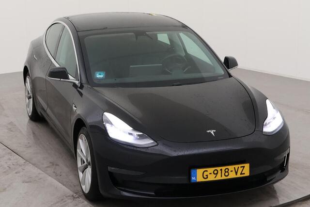Tesla Model 3 Long Range AWD 75 kWh 19"Trekhaak Full Self Driving geleverd Pakket Camera Leder Panodak