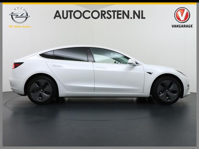 Tesla Model 3 RWD SR+ 60kWh 325PK FSD-3 AutoPilot Premium-Sound Leer PanoDak 18"LM Adaptive cruise Camera's Elektr.-Stuur+Stoelen+Spiegels+Geheugen+Easy-Entry+Verwarmde stoelen Park assistent PDC-A+Voor WIFI Ecc Lane-Assist Speed-Assist Standard RWD Plus Navi LED Comfo