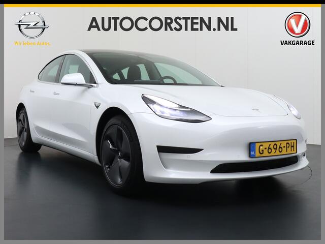 Tesla Model 3 RWD SR+ 60kWh 325PK Trekhaak FSD-3 AutoPilot Premium-Sound Leder Ecc PanoDak Adaptive cruise Camera's Elektr.-Stuur+Stoelen+Spiegels+Geheugen+Easy-Entry+Verwarmde stoelen Park assistent PDC WIFI Lane-Assist Speed-Assist Navi LED Lmv-18" Comfortstoelen ACC