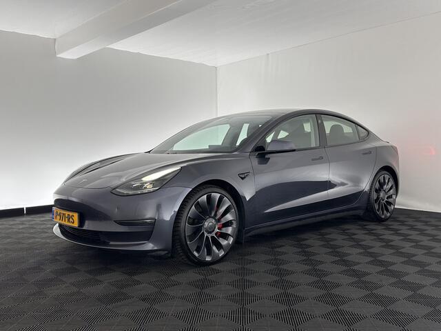 Tesla Model 3 Performance AWD 75 kWh [ 3-Fase ] (INCL-BTW) Aut. *PANO | AUTO-PILOT | NAPPA-LEATHER | KEYLESS | FULL-LED | MEMORY-PACK | SURROUND-VIEW | DAB | DIGI-COCKPIT | LANE-ASSIST | COMFORT-SEATS | 20"ALU*