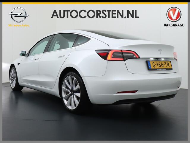 Tesla Model 3 RWD SR+ 60kWh 325PK 19" FSD-3 Computer AutoPilot Leder PanoDak Adaptive cruise Camera's Elektr.-Stuur+Stoelen+Bank+Spiegels+Geheugen+Easy-Entry+Verwarmde stoelen Park assistent PDC WIFI Ecc Lane-Assist Speed-Assist Navi LED Comfortstoelen ACC DAB Voorverw