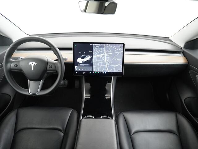 Tesla Model 3 RWD SR+ 60kWh 325PK 19" FSD-3 Computer AutoPilot Leder PanoDak Adaptive cruise Camera's Elektr.-Stuur+Stoelen+Bank+Spiegels+Geheugen+Easy-Entry+Verwarmde stoelen Park assistent PDC WIFI Ecc Lane-Assist Speed-Assist Navi LED Comfortstoelen ACC DAB Voorverw