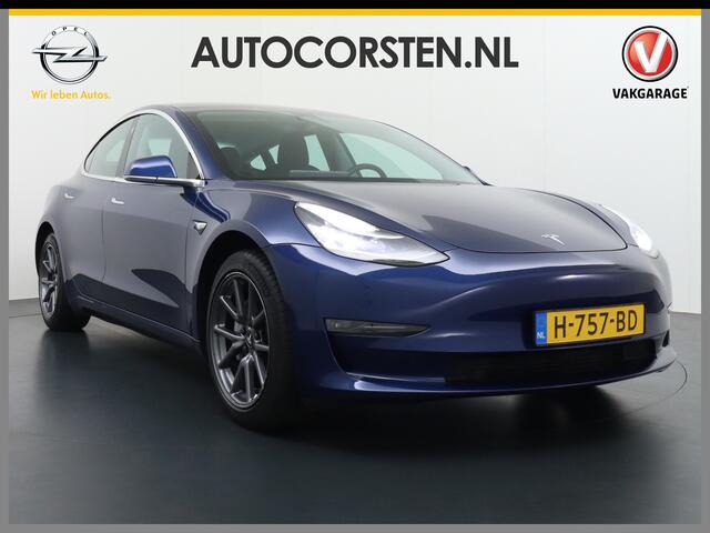 Tesla Model 3 Long Range 75kWh 463PK 18" FSD-Full Self Driving Computer-3 Premium Audio 4wd AutoPilot Panoramadak Camera's Leer Adaptive-Cruise-Control+Stop&Go Pdc-a+v Dual-Ecc Dual-Motor AWD Keyless(via GSM) Stoel en achterbank verwarming Electr.Stoelen+Memory+Easy-En