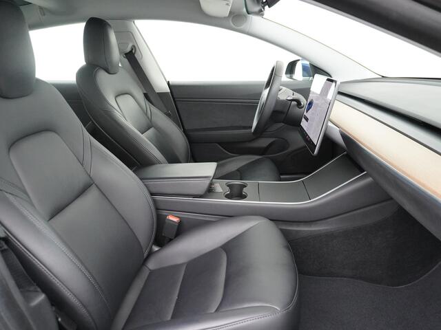Tesla Model 3 Long Range 75kWh 463PK 18" FSD-Full Self Driving Computer-3 Premium Audio 4wd AutoPilot Panoramadak Camera's Leer Adaptive-Cruise-Control+Stop&Go Pdc-a+v Dual-Ecc Dual-Motor AWD Keyless(via GSM) Stoel en achterbank verwarming Electr.Stoelen+Memory+Easy-En