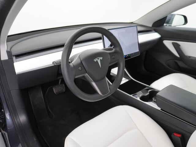 Tesla Model 3 Long Range AWD 75kWh IVOOR 463PK 18" FSD-Full Self Driving Computer Premium Audio 4wd AutoPilot Panoramadak Camera's Leer Adaptive-Cruise-Control+Stop&Go Pdc-a+v Ecc Dual-Motor Keyless Ecc Dual-Motor Keyless Stoel+Achterbank verwarming Electr.Stoelen+Memo