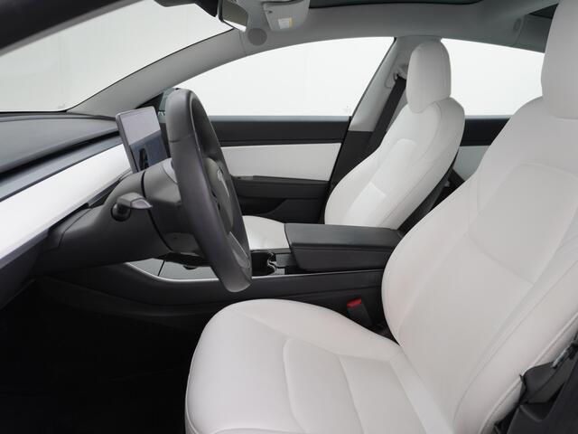 Tesla Model 3 Long Range AWD 75kWh IVOOR 463PK 18" FSD-Full Self Driving Computer Premium Audio 4wd AutoPilot Panoramadak Camera's Leer Adaptive-Cruise-Control+Stop&Go Pdc-a+v Ecc Dual-Motor Keyless Ecc Dual-Motor Keyless Stoel+Achterbank verwarming Electr.Stoelen+Memo