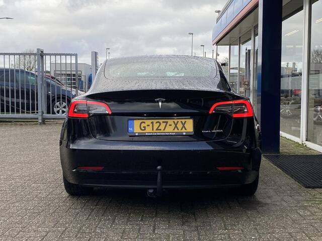 Tesla Model 3 Long Range AWD 75 kWh / NL-Auto / 85.000 Km / 351 PK / 1e-Eigenaar / Keyless / Vol-Leder / Pano-Dak / Auto-Pilot / Adaptieve Cruise-Control / Navi / Camera / Stoelverwarming / ELKTR-Pakket / Afneembare Trekhaak / PDC / LMV 18' / ENZ.