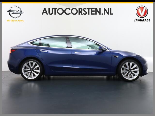 Tesla Model 3 SR+ 60kWh 325PK FSD 3-Computer 19" Ivory Int. AutoPilot Leder PanoDak Adaptive-Cruise Lmv Camera's Elektr.-Stuur+Stoelen+Spiegels+Geheugen+Easy-Entry+Verwarmde stoelen Park assistent PDC WIFI Lane-Assist Speed-Assist RWD Plus Navi LED Comfortstoelen ACC D