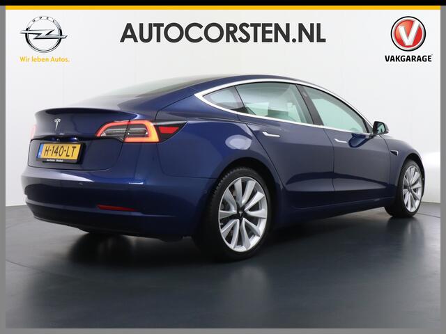 Tesla Model 3 SR+ 60kWh 325PK FSD 3-Computer 19" Ivory Int. AutoPilot Leder PanoDak Adaptive-Cruise Lmv Camera's Elektr.-Stuur+Stoelen+Spiegels+Geheugen+Easy-Entry+Verwarmde stoelen Park assistent PDC WIFI Lane-Assist Speed-Assist RWD Plus Navi LED Comfortstoelen ACC D