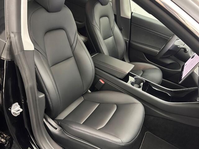 Tesla Model 3 Standard Range RWD Plus 60kWh - Glasdak - Zwart Leder - Stoelver