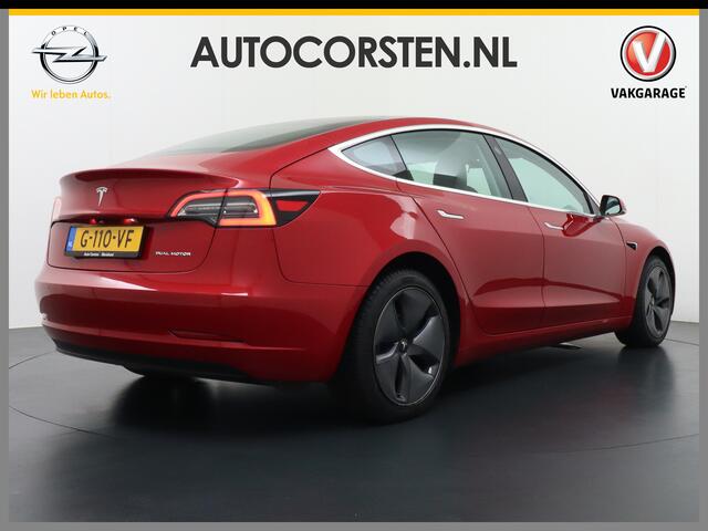 Tesla Model 3 Long Range AWD 75kWh 463PK FSD-Full Self Driving Meegeleverd Pakket Premium Audio 4wd AutoPilot Panoramadak Camera's Leer Adaptive-Cruise-Control+Stop&Go Pdc-a+v Dual-Ecc Dual-Motor Keyless Lmv 18" Stoel en achterbank verwarming Electr.Stoelen+Memory+Easy