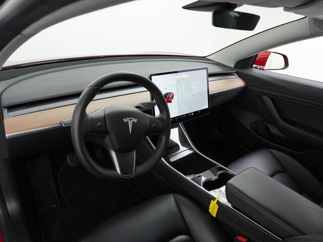 Tesla Model 3 Long Range AWD 75kWh 463PK FSD-Full Self Driving Meegeleverd Pakket Premium Audio 4wd AutoPilot Panoramadak Camera's Leer Adaptive-Cruise-Control+Stop&Go Pdc-a+v Dual-Ecc Dual-Motor Keyless Lmv 18" Stoel en achterbank verwarming Electr.Stoelen+Memory+Easy