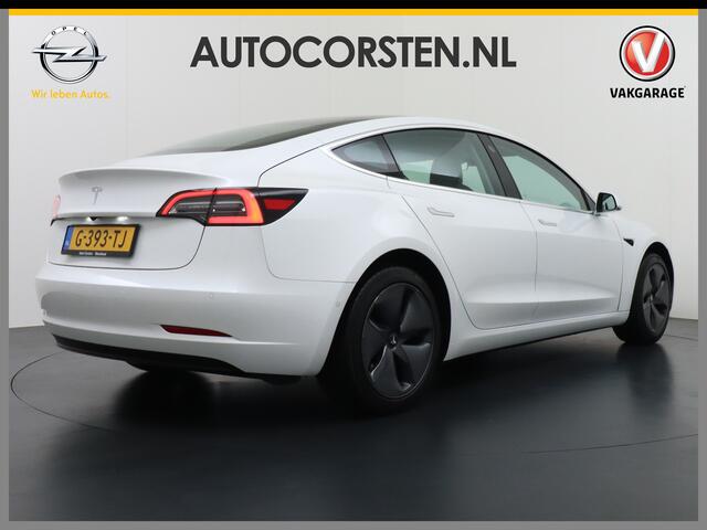 Tesla Model 3 RWD SR+ 60kWh 325PK FSD 3-Computer 18" AutoPilot Leder PanoDak Adaptive-Cruise Lmv Camera's Elektr.-Stuur+Stoelen+Spiegels+Geheugen+Easy-Entry+Verwarmde stoelen Park assistent PDC WIFI Lane-Assist Speed-Assist Navi LED Comfortstoelen ACC DAB Voorverwarmen