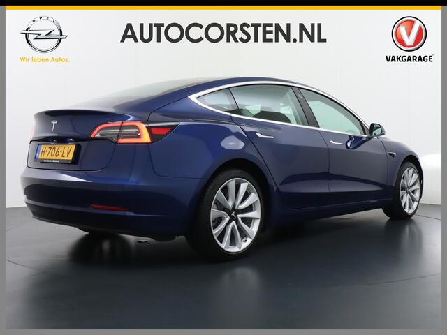 Tesla Model 3 RWD SR+ 60kWh 325PK FSD 3-Computer Lmv 19" AutoPilot Leder PanoDak Adaptive-Cruise Lmv Camera's Elektr.-Stuur+Stoelen+Spiegels+Geheugen+Easy-Entry+Verwarmde stoelen Park assistent PDC WIFI Lane-Assist Speed-Assist Navi LED Comfortstoelen ACC DAB Keyless e