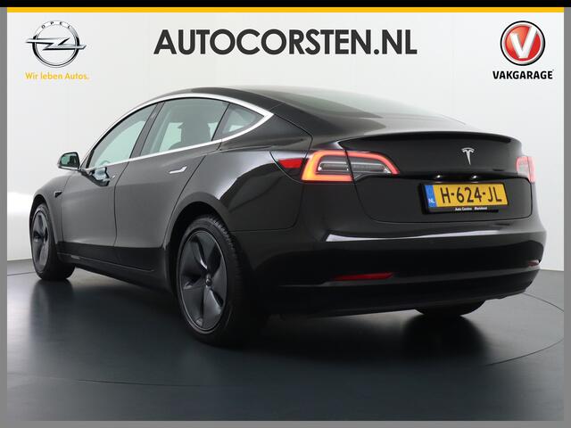 Tesla Model 3 RWD SR+ 60kWh 325PK FSD 3-Computer Lmv 18" AutoPilot Leder PanoDak Adaptive-Cruise Lmv Camera's Elektr.-Stuur+Stoelen+Spiegels+Geheugen+Easy-Entry+Verwarmde stoelen Park assistent PDC WIFI Lane-Assist Speed-Assist Navi LED Comfortstoelen ACC DAB Keyless e