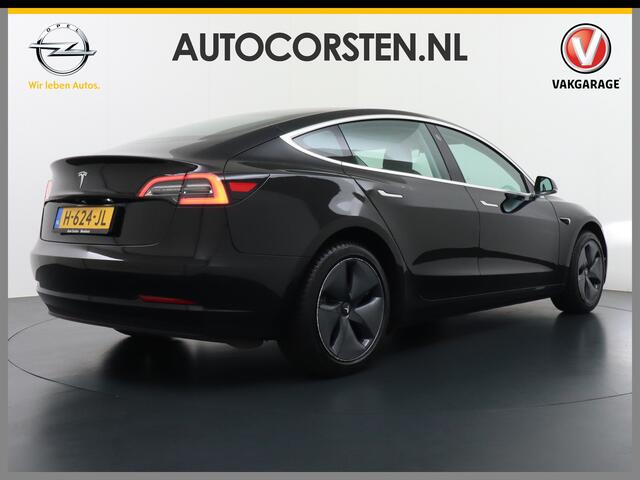 Tesla Model 3 RWD SR+ 60kWh 325PK FSD 3-Computer Lmv 18" AutoPilot Leder PanoDak Adaptive-Cruise Lmv Camera's Elektr.-Stuur+Stoelen+Spiegels+Geheugen+Easy-Entry+Verwarmde stoelen Park assistent PDC WIFI Lane-Assist Speed-Assist Navi LED Comfortstoelen ACC DAB Keyless e