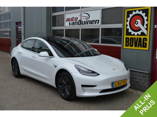 Tesla Model 3 Standard RWD Plus 60 kWh O.a: FSD 3 Comp, Premium luidspr, Autopilot, Rijklaar, Etc. All-in prijs!