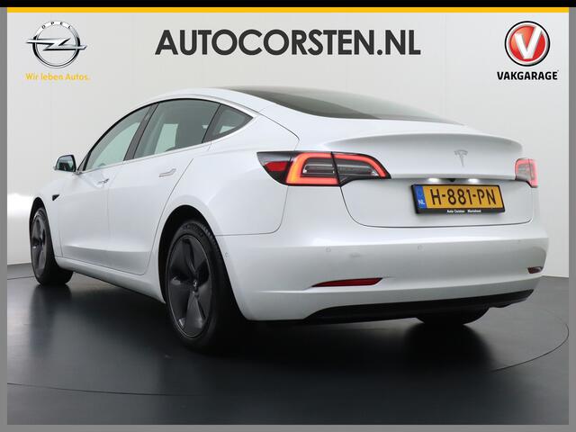 Tesla Model 3 RWD SR+ 60kWh 325PK FSD 3-Computer 18" AutoPilot Leder PanoDak Adaptive-Cruise Lmv Camera's Elektr.-Stuur+Stoelen+Spiegels+Geheugen+Easy-Entry+Verwarmde stoelen Park assistent PDC WIFI Lane-Assist Speed-Assist Navi LED Comfortstoelen ACC DAB Voorverwarmen