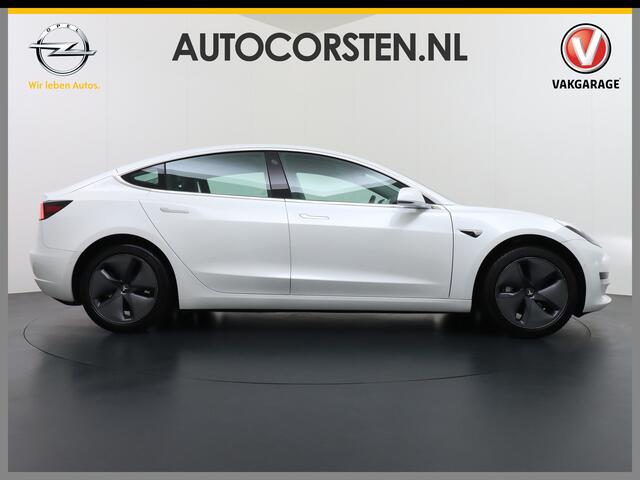 Tesla Model 3 RWD SR+ 60kWh 325PK FSD 3-Computer 18" AutoPilot Leder PanoDak Adaptive-Cruise Lmv Camera's Elektr.-Stuur+Stoelen+Spiegels+Geheugen+Easy-Entry+Verwarmde stoelen Park assistent PDC WIFI Lane-Assist Speed-Assist Navi LED Comfortstoelen ACC DAB Voorverwarmen