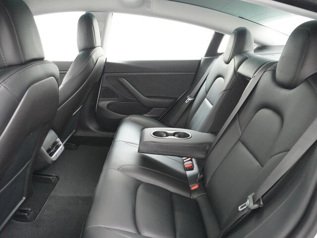 Tesla Model 3 RWD SR+ 60kWh 325PK FSD 3-Computer 18" AutoPilot Leder PanoDak Adaptive-Cruise Lmv Camera's Elektr.-Stuur+Stoelen+Spiegels+Geheugen+Easy-Entry+Verwarmde stoelen Park assistent PDC WIFI Lane-Assist Speed-Assist Navi LED Comfortstoelen ACC DAB Voorverwarmen
