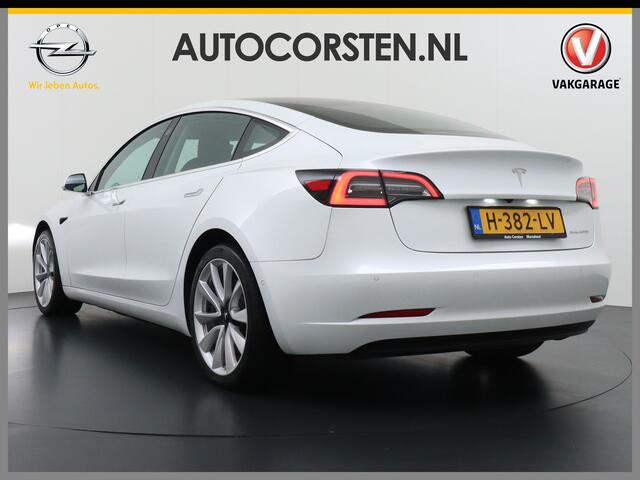 Tesla Model 3 Long Range AWD 75kWh 463PK Lmv 19" FSD-3 Computer Premium Audio AutoPilot Panoramadak Camera's Leer Adaptive-Cruise-Control+Stop&Go Pdc Dual-Ecc Dual-Motor Keyless 4WD Stoel en achterbank verwarming Electr.Stoelen+Memory+Easy-Entry WiFi 1e Eigenaar Org. N