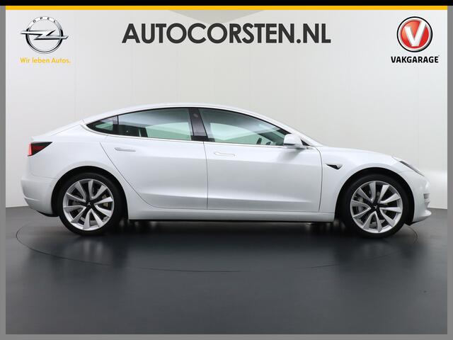 Tesla Model 3 Long Range AWD 75kWh 463PK Lmv 19" FSD-3 Computer Premium Audio AutoPilot Panoramadak Camera's Leer Adaptive-Cruise-Control+Stop&Go Pdc Dual-Ecc Dual-Motor Keyless 4WD Stoel en achterbank verwarming Electr.Stoelen+Memory+Easy-Entry WiFi 1e Eigenaar Org. N