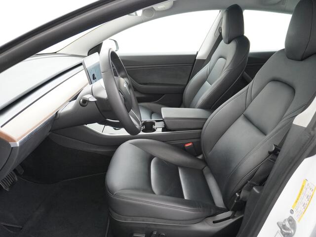 Tesla Model 3 Long Range AWD 75kWh 463PK Lmv 19" FSD-3 Computer Premium Audio AutoPilot Panoramadak Camera's Leer Adaptive-Cruise-Control+Stop&Go Pdc Dual-Ecc Dual-Motor Keyless 4WD Stoel en achterbank verwarming Electr.Stoelen+Memory+Easy-Entry WiFi 1e Eigenaar Org. N