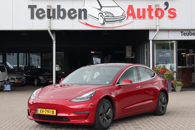 Tesla Model 3 Long Range AWD 75 kWh Panoramadak, Trekhaak, Camera, Lederen interieur,