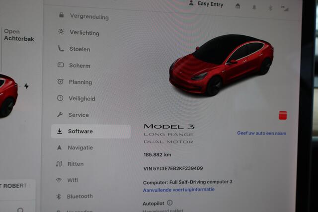 Tesla Model 3 Long Range AWD 75 kWh Panoramadak, Trekhaak, Camera, Lederen interieur,