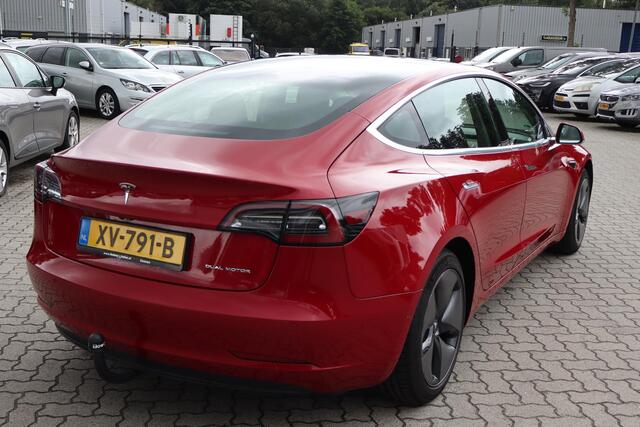 Tesla Model 3 Long Range AWD 75 kWh Panoramadak, Trekhaak, Camera, Lederen interieur,